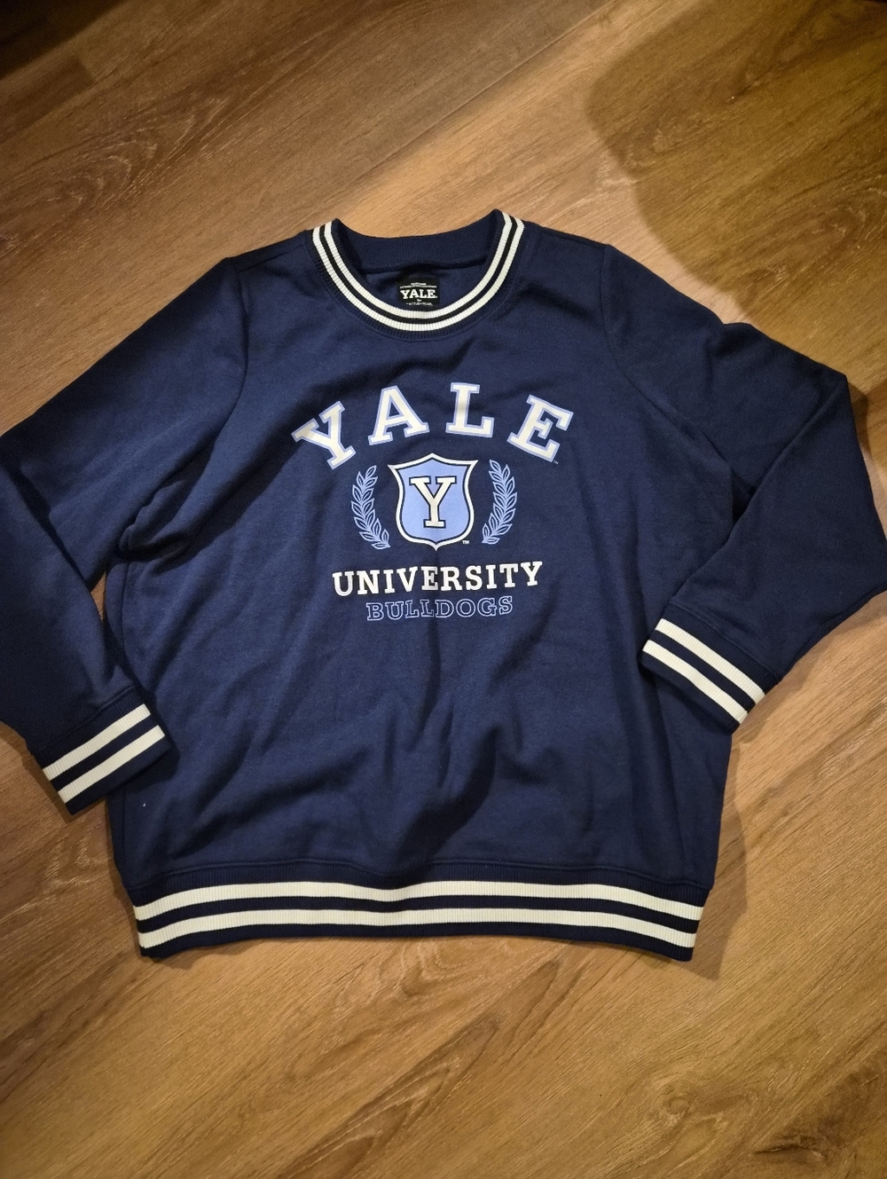 Yale University Bulldogs Navy Crewneck Sweatshirt 2X